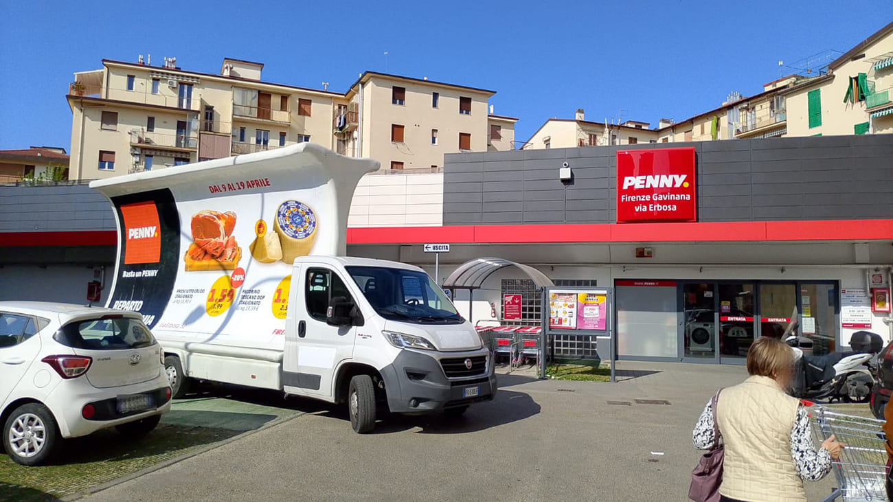 vele pubblicitarie mobili CST in Centro Italia