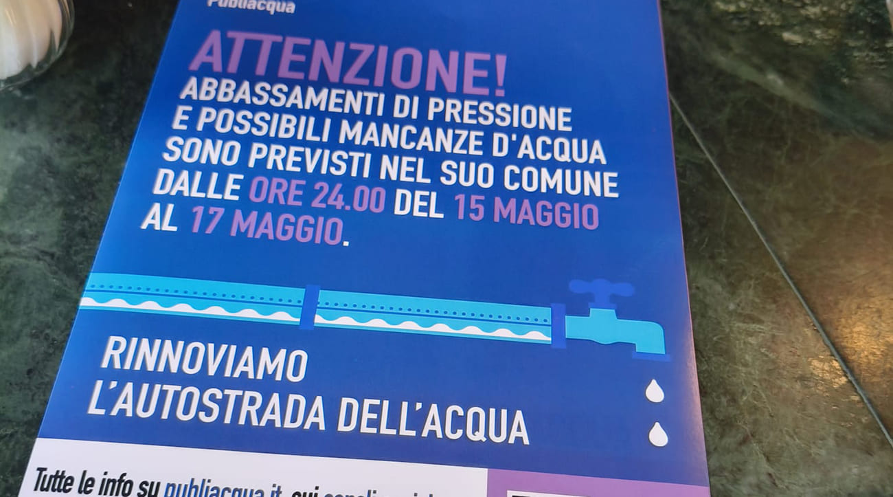 distribuzione volantini a Firenze e prato per PUBLIACQUA